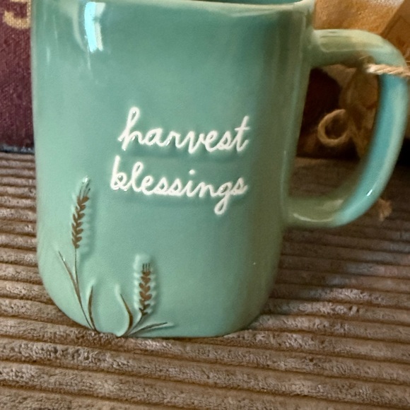 Rae Dunn Other - Rae Dunn Green Harvest Blessings Mug